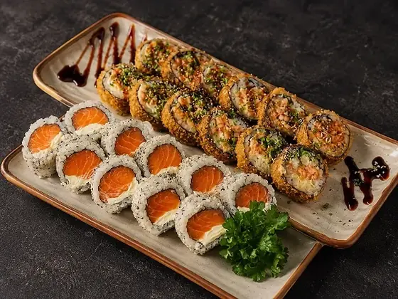Sushi feito por Ana